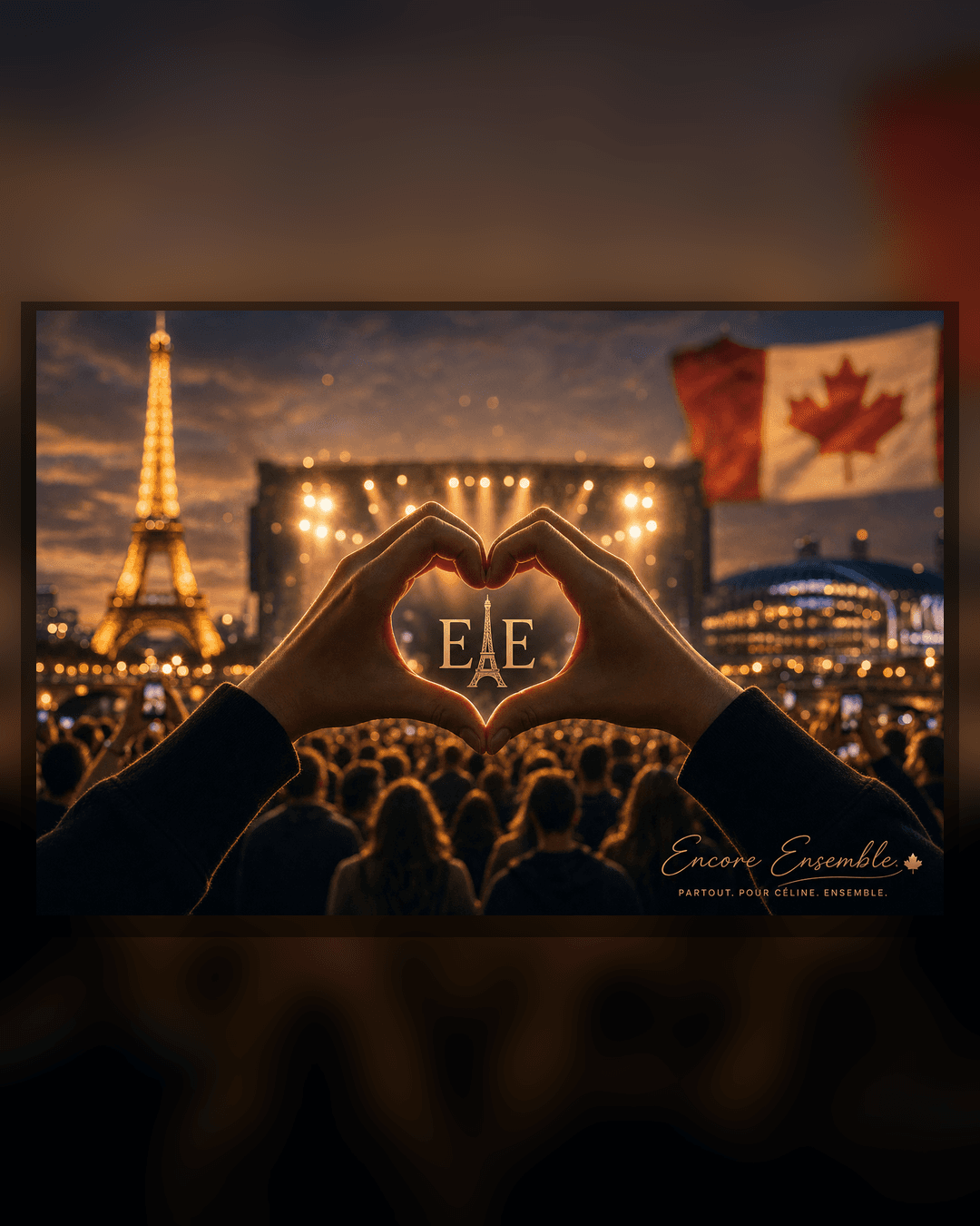 Encore Ensemble, communauté de fans de Céline Dion autour de Paris 2026