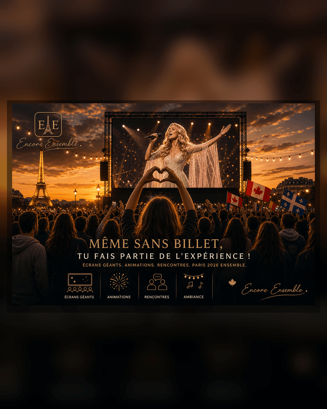 Fans internationaux de Céline Dion à Paris pour septembre et octobre 2026